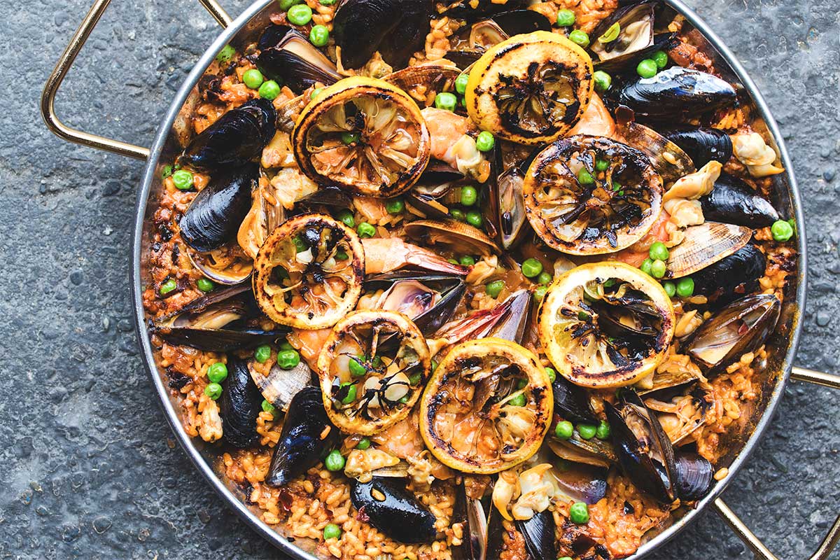 Mixed Shellfish Paella Marx Foods Blog