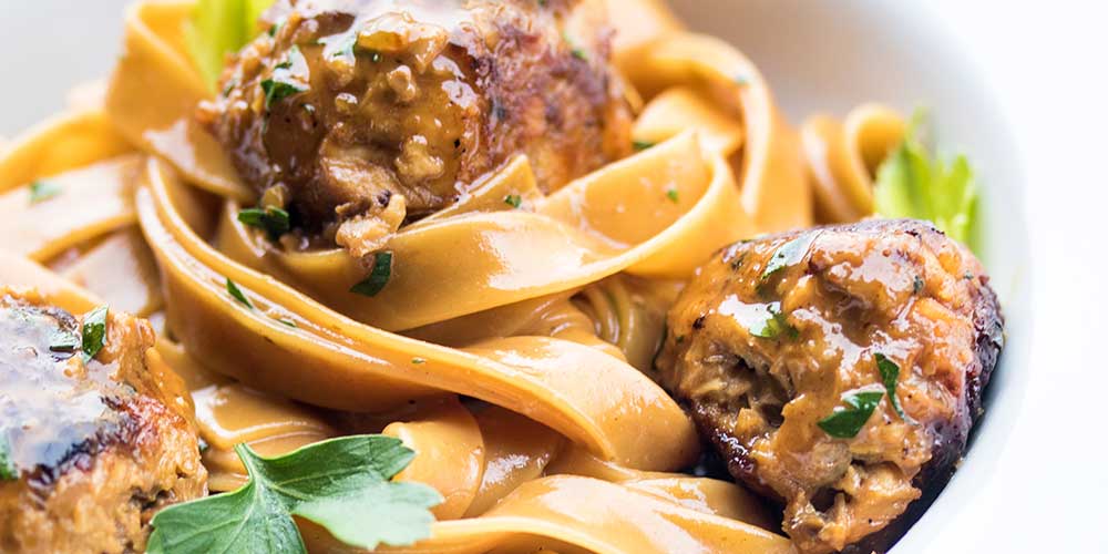 Rabbit Meatballs w/ Porcini Pasta Marx Foods Blog