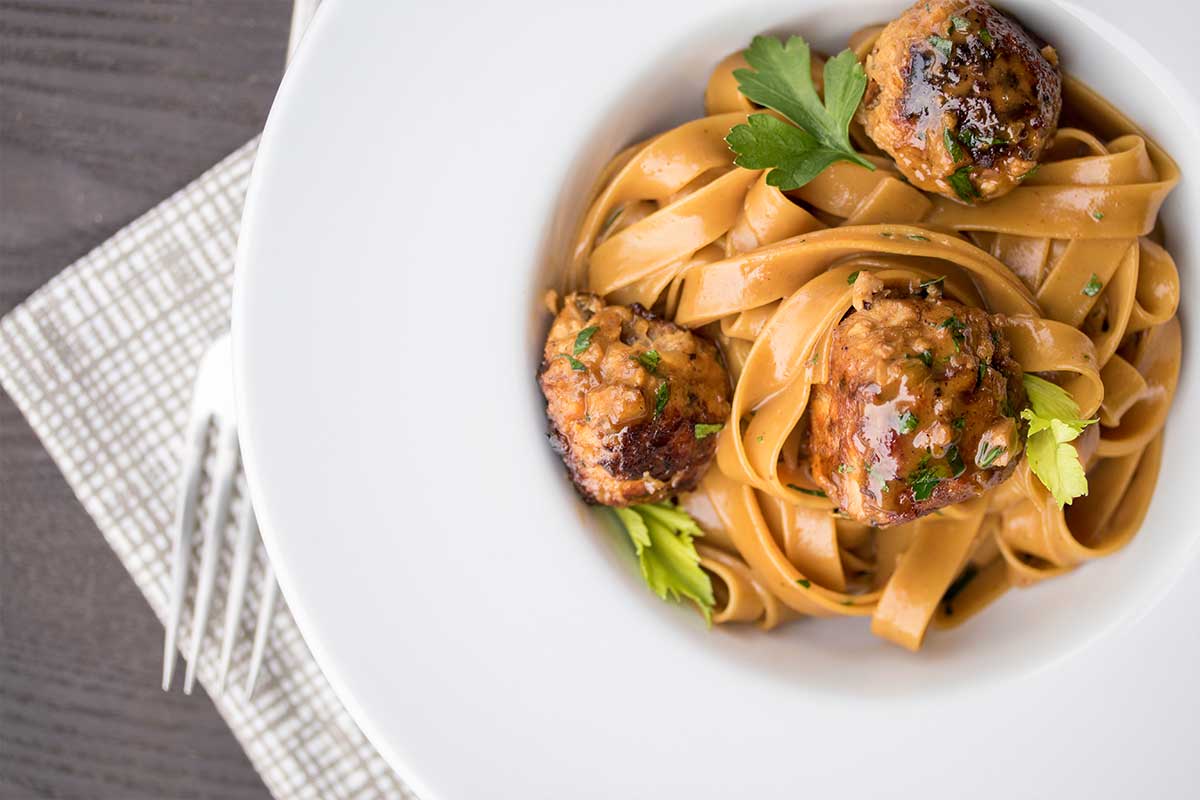 Rabbit Meatballs w/ Porcini Pasta Marx Foods Blog