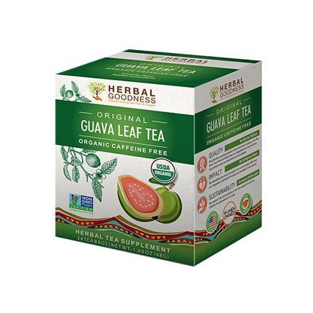 My new FAVORITE Herbal Tea — Guava Leaf Tea from Herbal Goodness