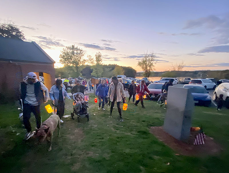 Lantern Walk for 2022 The Friends of Mary Cummings Park