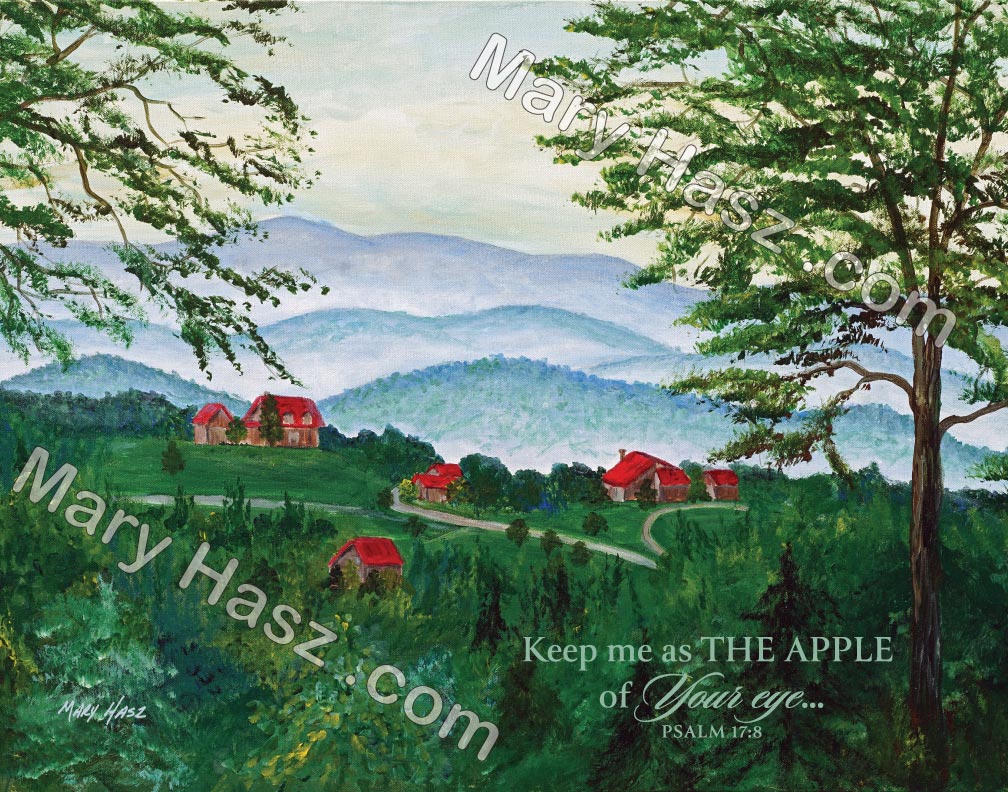 Red Roofs of Apple Hill — Mary Hasz