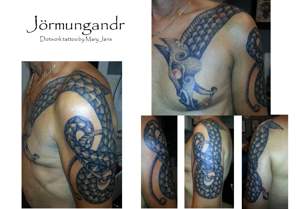 Jörmungandr | Mary Jane Tattoo - Dotwork Artist - Artlien Gypsy 720_x_1040_jpg
