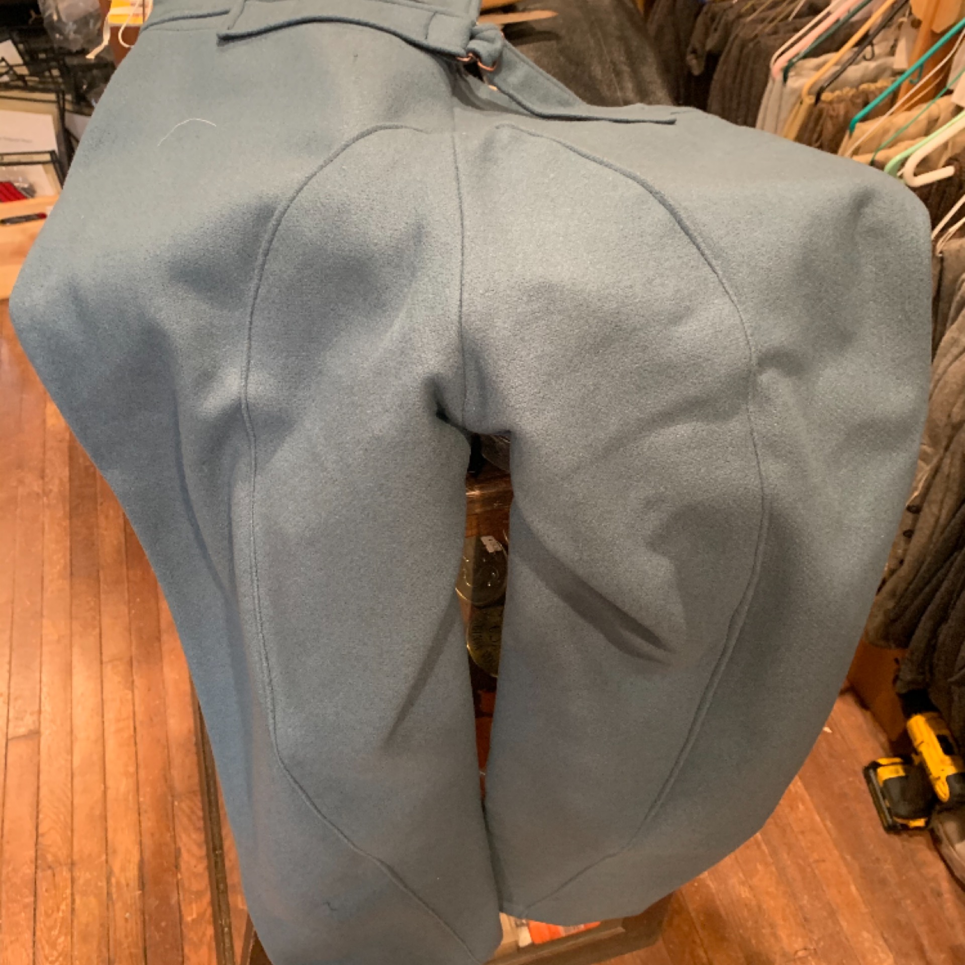 Trousers, Mounted Sky blue wool made in USA The Maryland Sutler