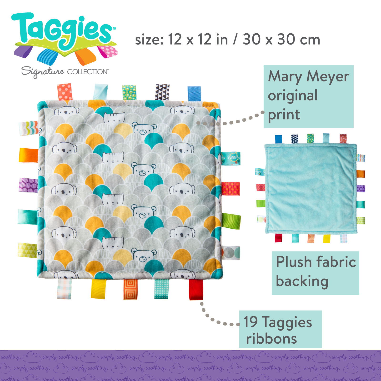 Taggies Original Peekaboo 12x12" · Mary Meyer Stuffed Toys