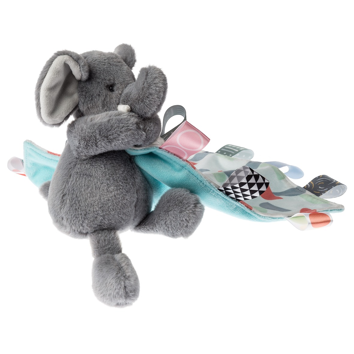 Taggies Cuddlebud Elephant Blanket 9×9″ Mary Meyer Stuffed Toys