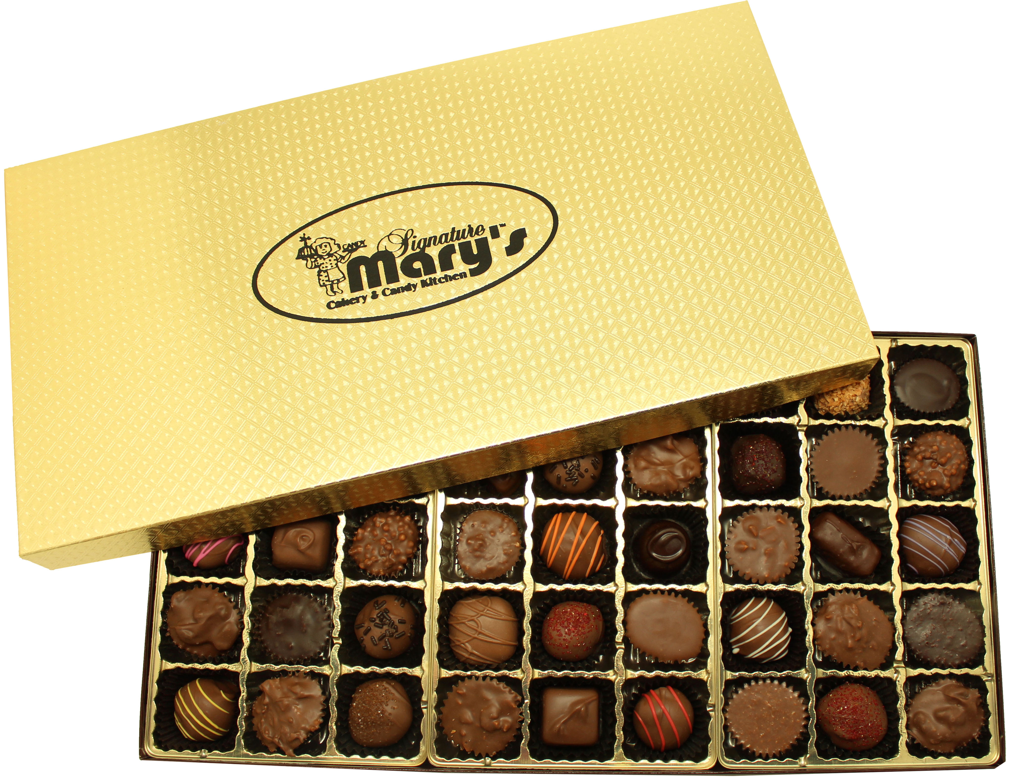 45 Piece Boxed Chocolates Mary's Cakery and Candy Kitchen