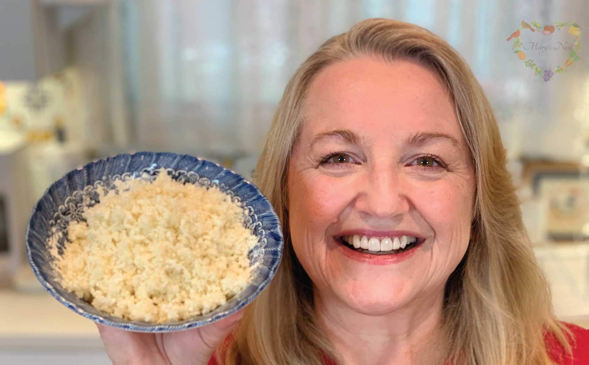 How to Make Cauliflower Rice KETO Recipe Mary's Nest