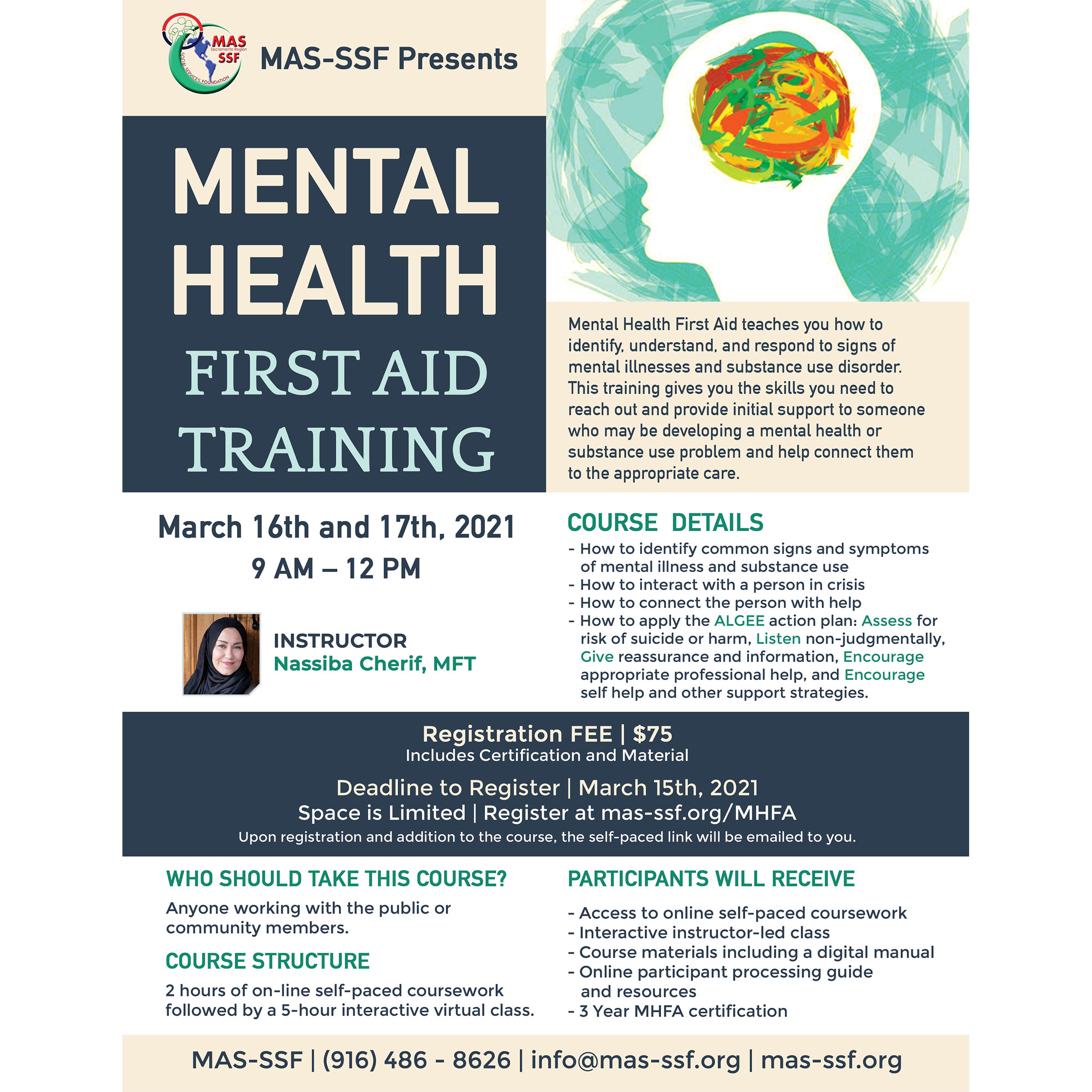Mental Health First Aid Training Social Services Foundation