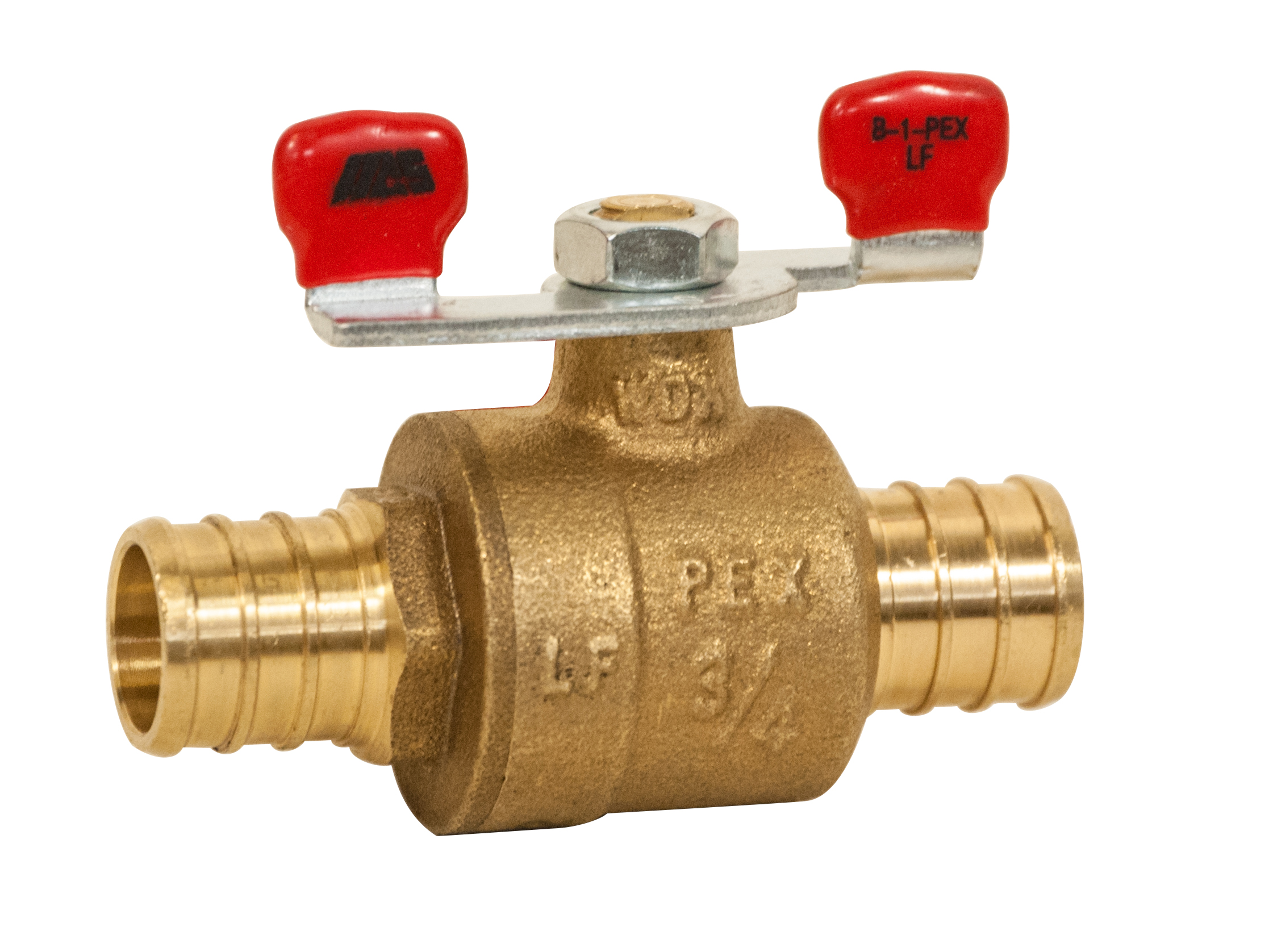 B1PEXLF MAS, Brass (BRS), Reduced Port, Ball Valve M. A. Stewart