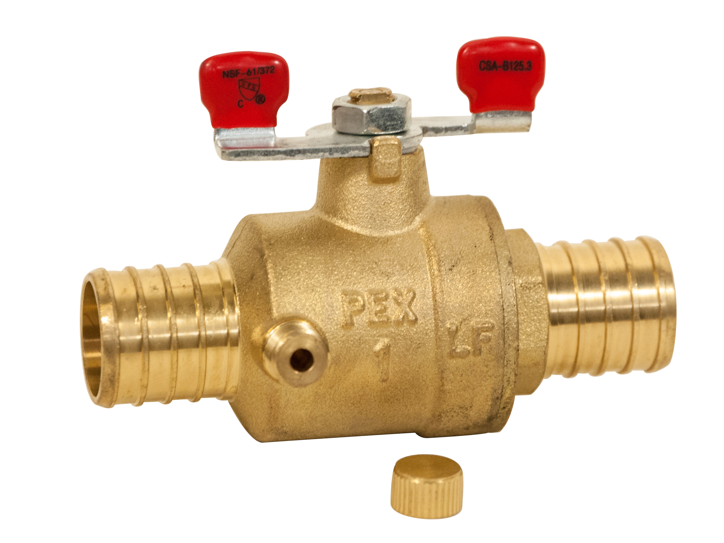 B1DPEXLF MAS, Brass (BRS), Reduced Port, Ball Valve M. A. Stewart