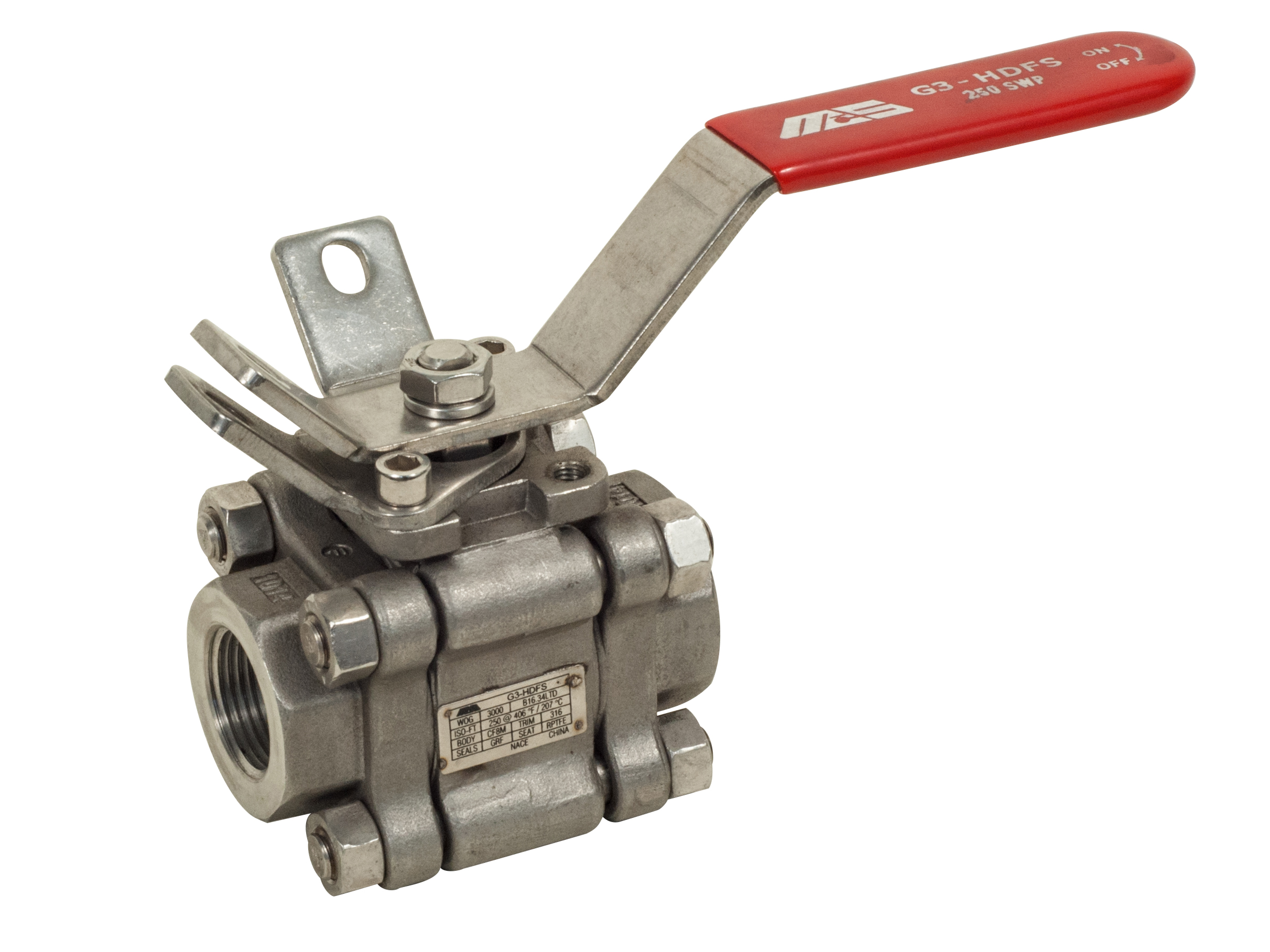 G3HDFS MAS, Stainless Steel (CF8M), Full Port, Ball Valve M. A