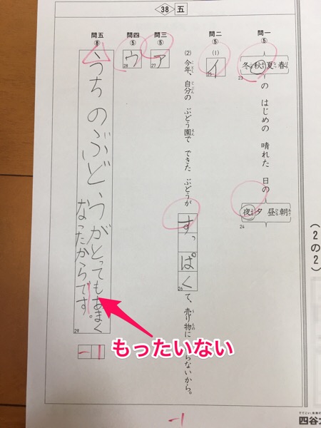 四谷大塚 月例テスト 2年生① 2017年3月12日 結果｜マサトの野望