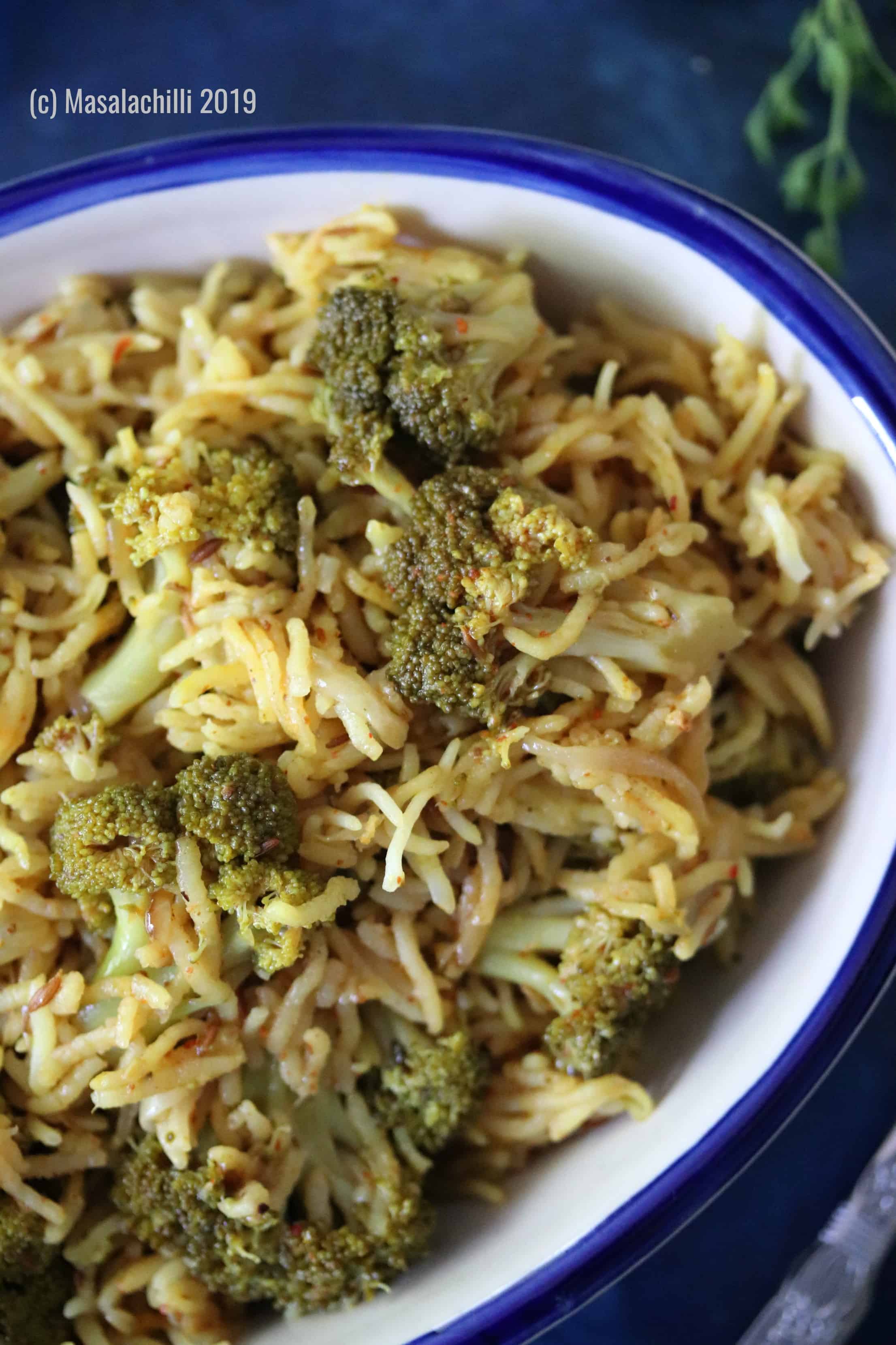 Broccoli Rice Recipe Masalachilli