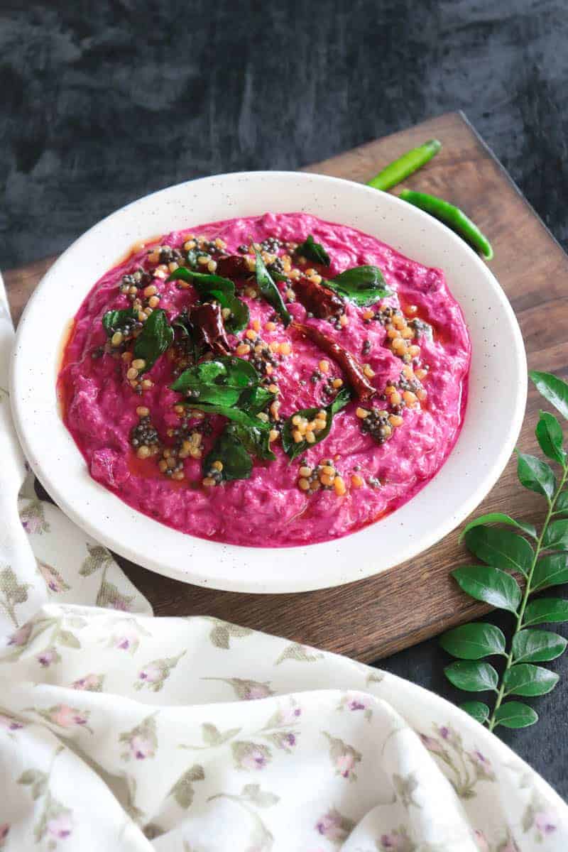 Beetroot Pachadi Kerala Style Beetroot Raita Masalachilli