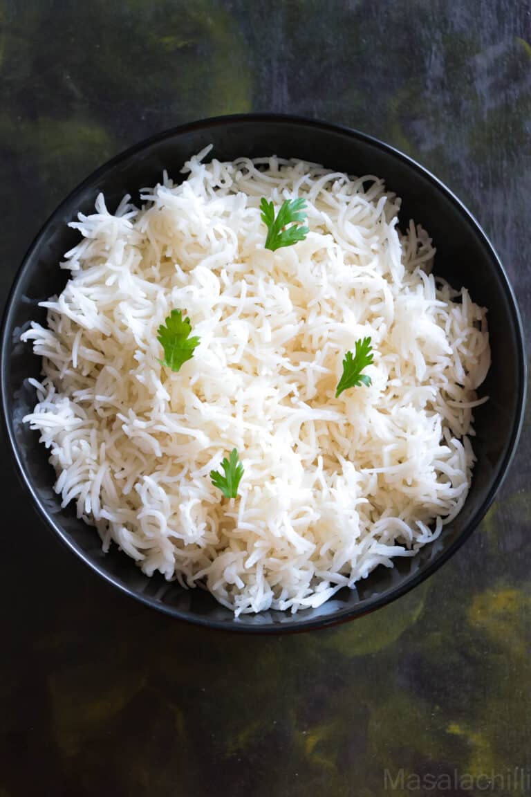 Instant Pot Basmati Rice (White + Brown) Masalachilli