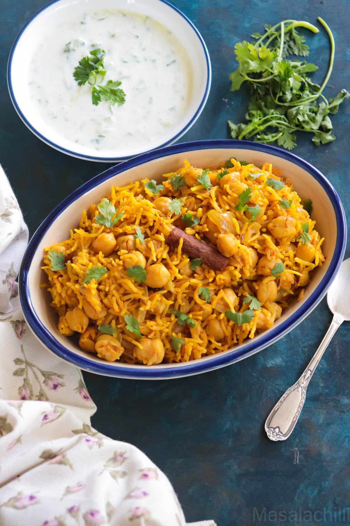 Chickpeas Pulao Chana Pulao (Instant Pot) Masalachilli