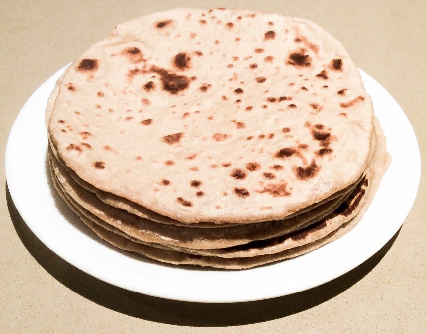 3 Ingredient Indian Flatbread Roti Masala Vegan