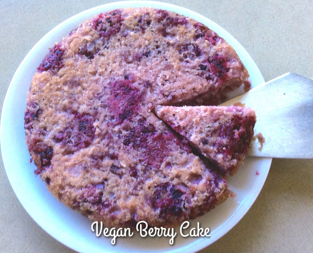 Vegan Air Fryer Berry Cake Masala Vegan