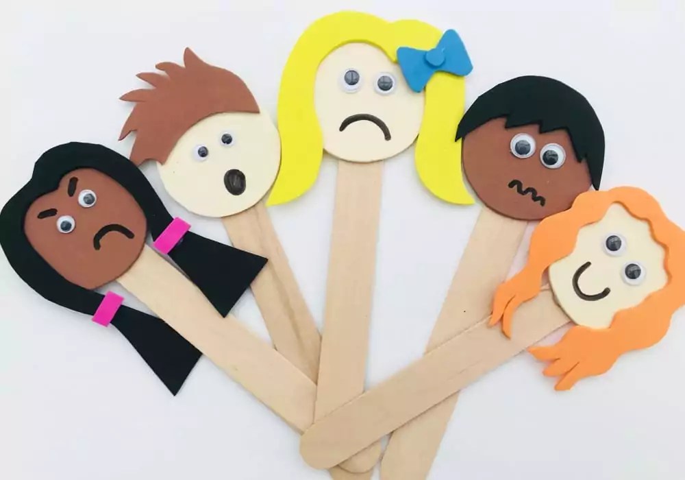 Popsicle Emotion Puppets | Social Emotional Activities |