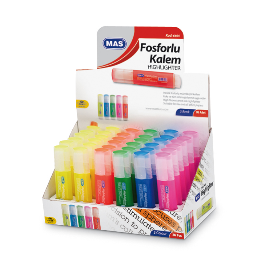 6404 Highlighter Display Box MAS