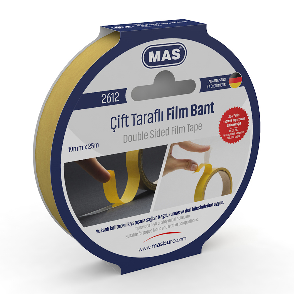 2612 Double Sided Tapes 19 mm x 25 m MAS