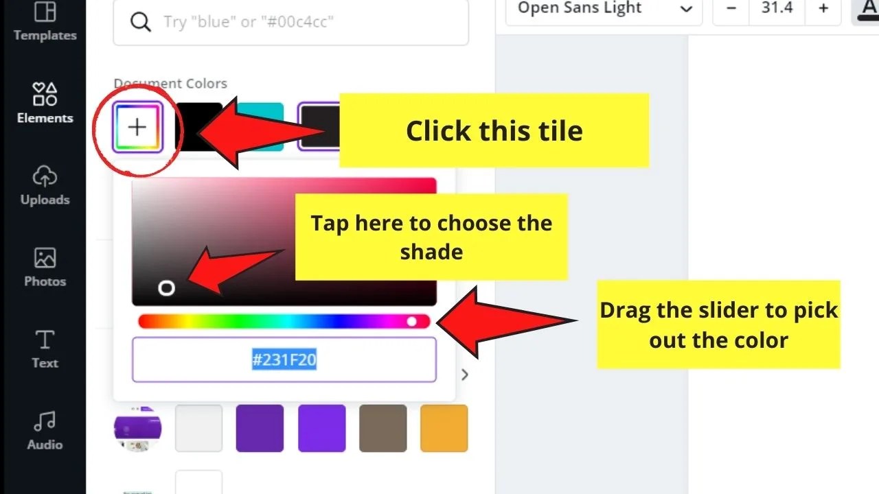How to Change the Text Color in Canva —Stepbystep Tutorial