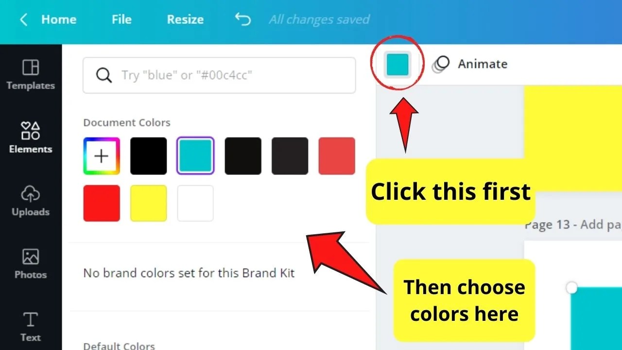 How To Fill A Text Box With Color in Canva 8StepTutorial