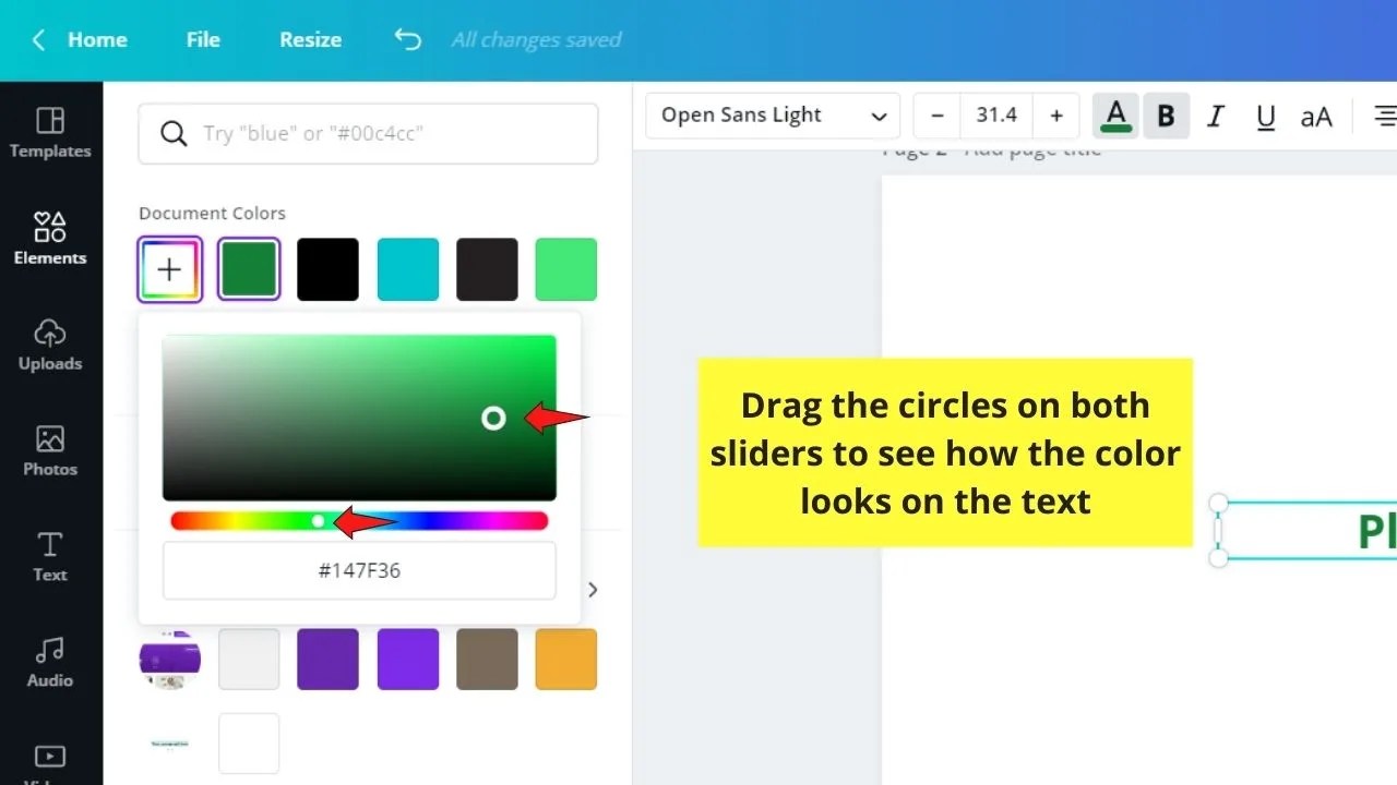 How to Change the Text Color in Canva —Stepbystep Tutorial