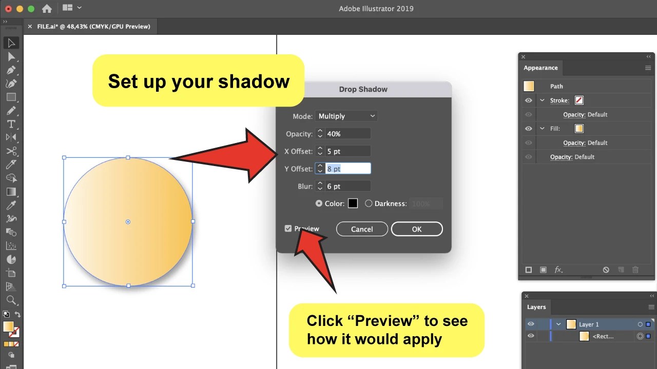 How to Create a Drop Shadow in Illustrator — Full Tutorial