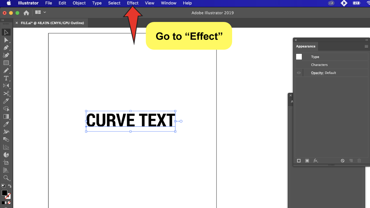 How to curve text in illustrator siliconlasopa