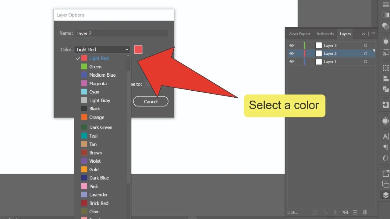 How to Change the Layer Color in Illustrator — Tutorial