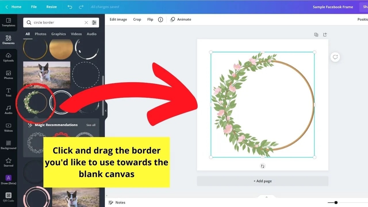How to Make a Facebook Frame in Canva — Full Tutorial