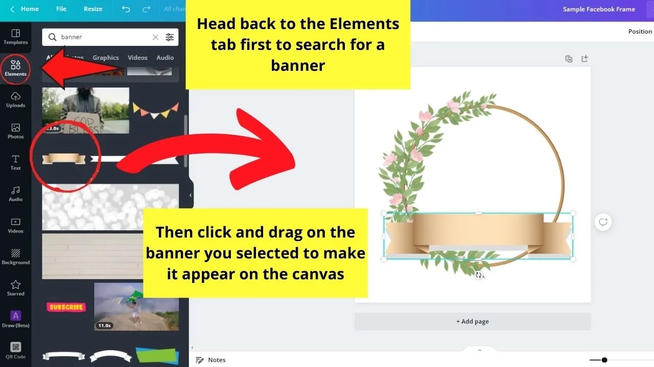 How to Make a Facebook Frame in Canva — Full Tutorial