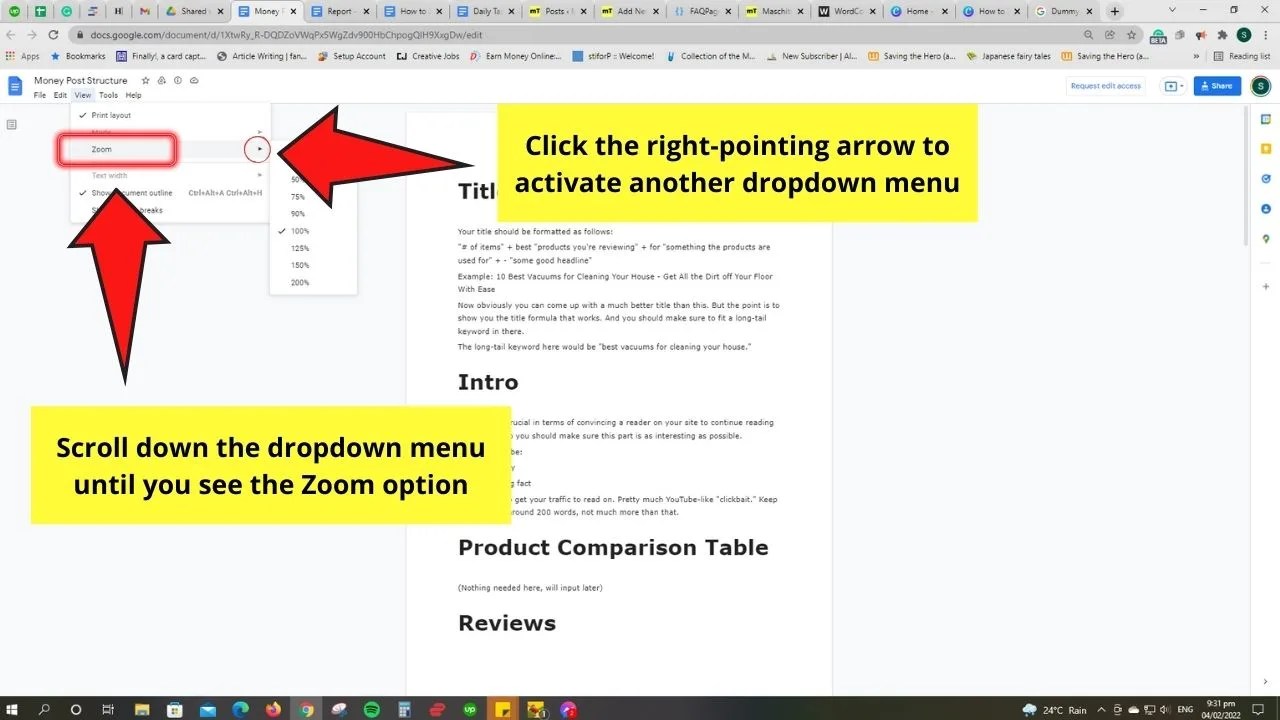 How to Zoom in Google Docs — A Detailed Overview