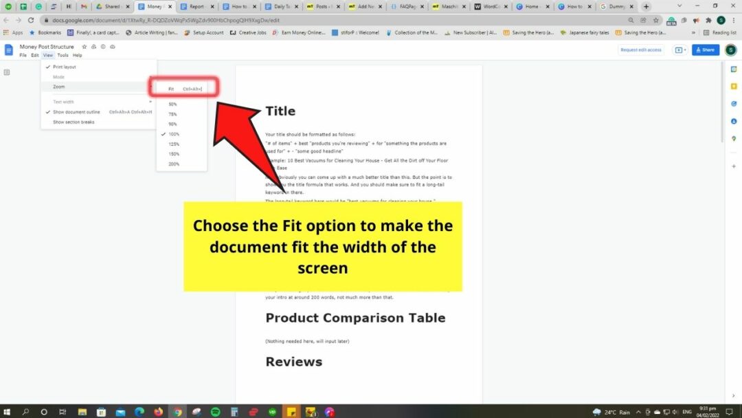 How to Zoom in Google Docs — A Detailed Overview