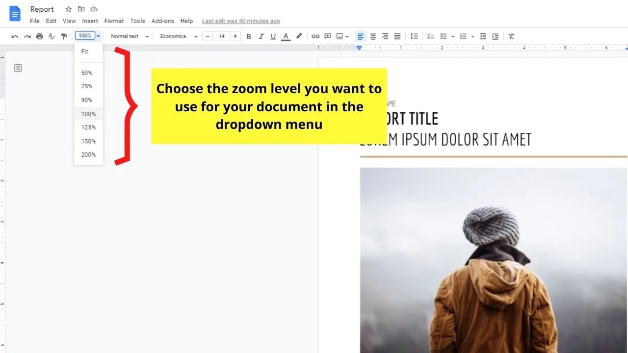 How to Zoom in Google Docs — A Detailed Overview