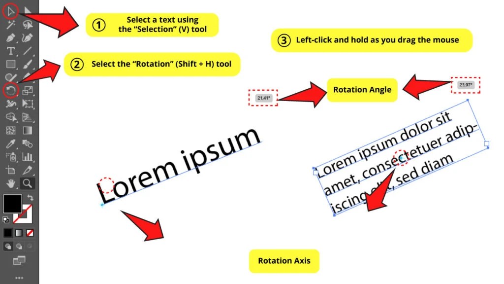 How to Rotate Text in Illustrator — The Complete Guide