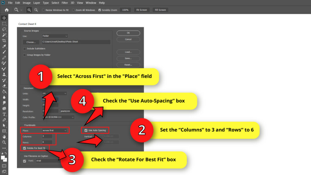 Creating a Contact Sheet in — The Complete Guide