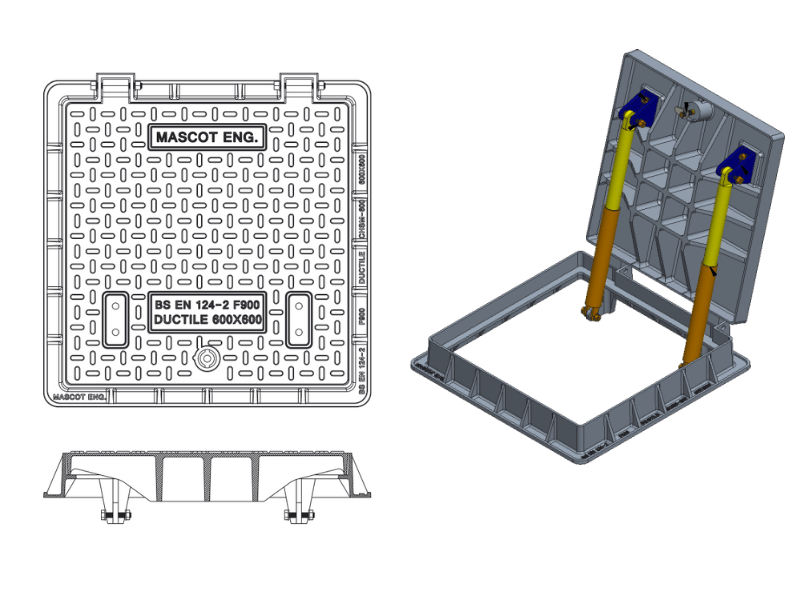 Hydraulic Easy Lift Cover Mascot Engineering