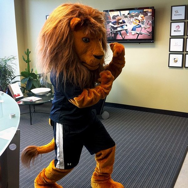 Gus the Lion Mascot Hall of Fame