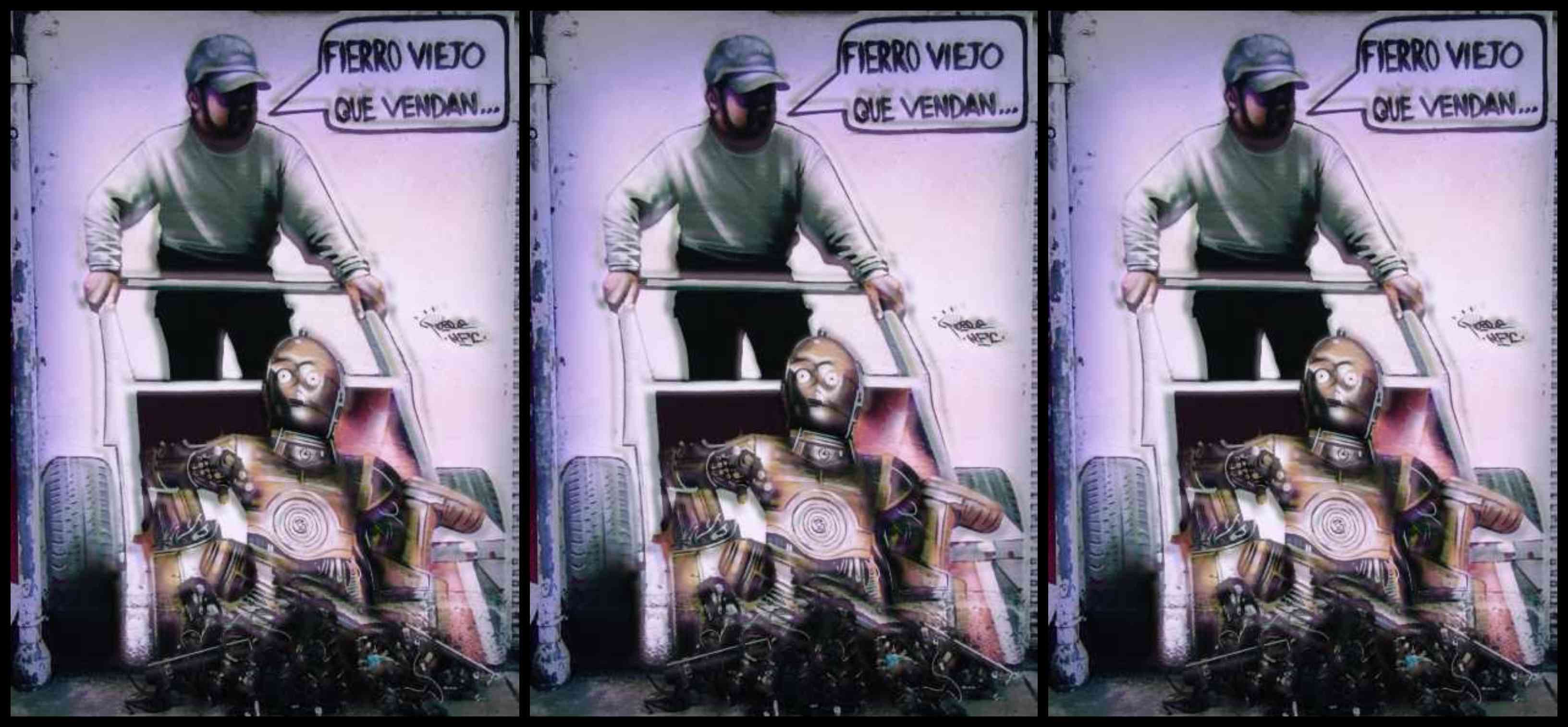 Algo de fierro viejo que vendan” la voz detrás del icónico sonido