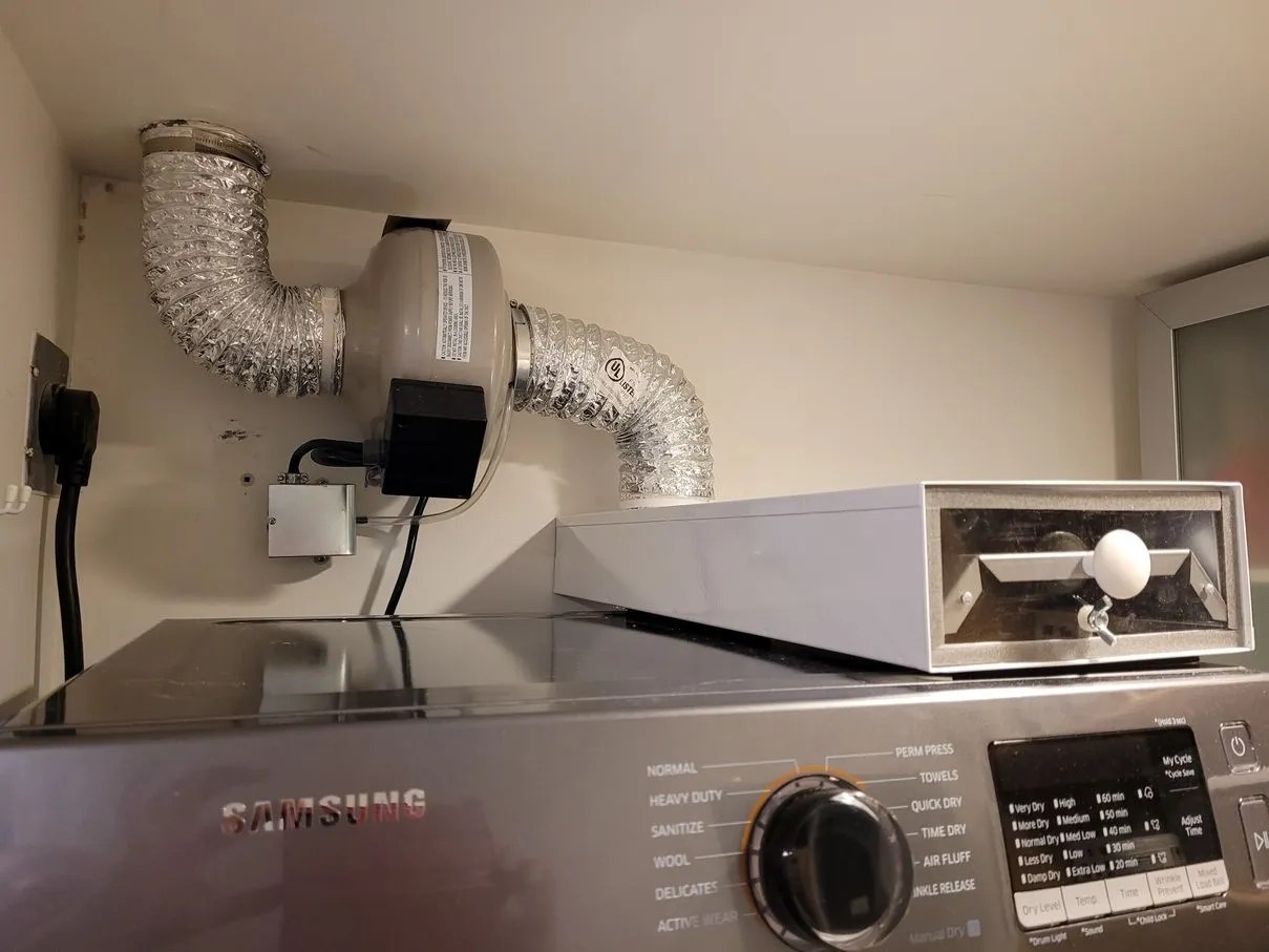 Dryer Booster Fan Installation Masduct