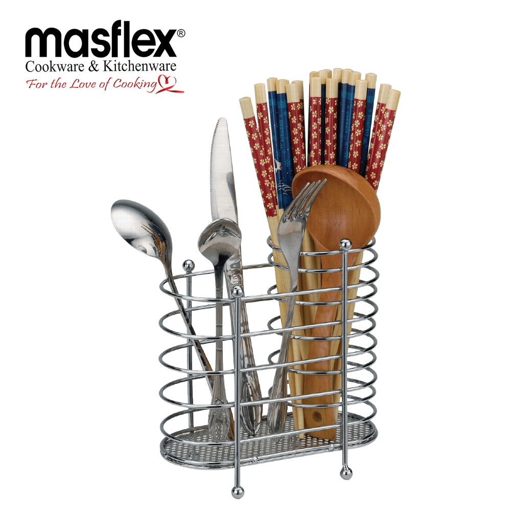 Masflex Chrome Plated Cutlery Rack Masflex