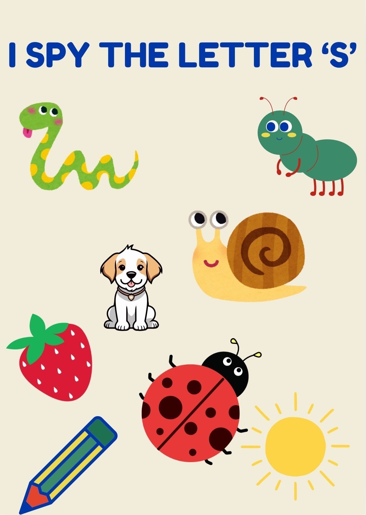 Mash > Class Level > I Spy - Letter S