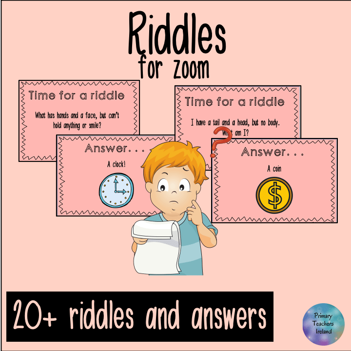 Mash > Class Level > Riddles for zoom or the classroom