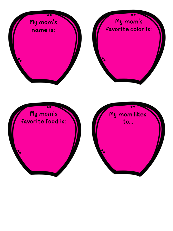 Mash > 5th / 6th Class > Mother's Day Flower Craft Activity PDF