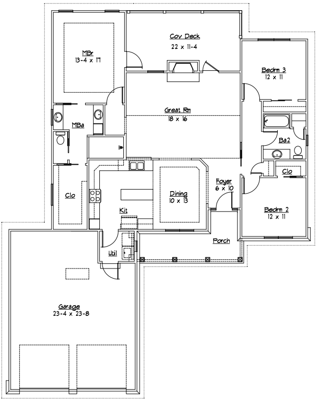 Floor Plan Bethany Mashburn Home Builder