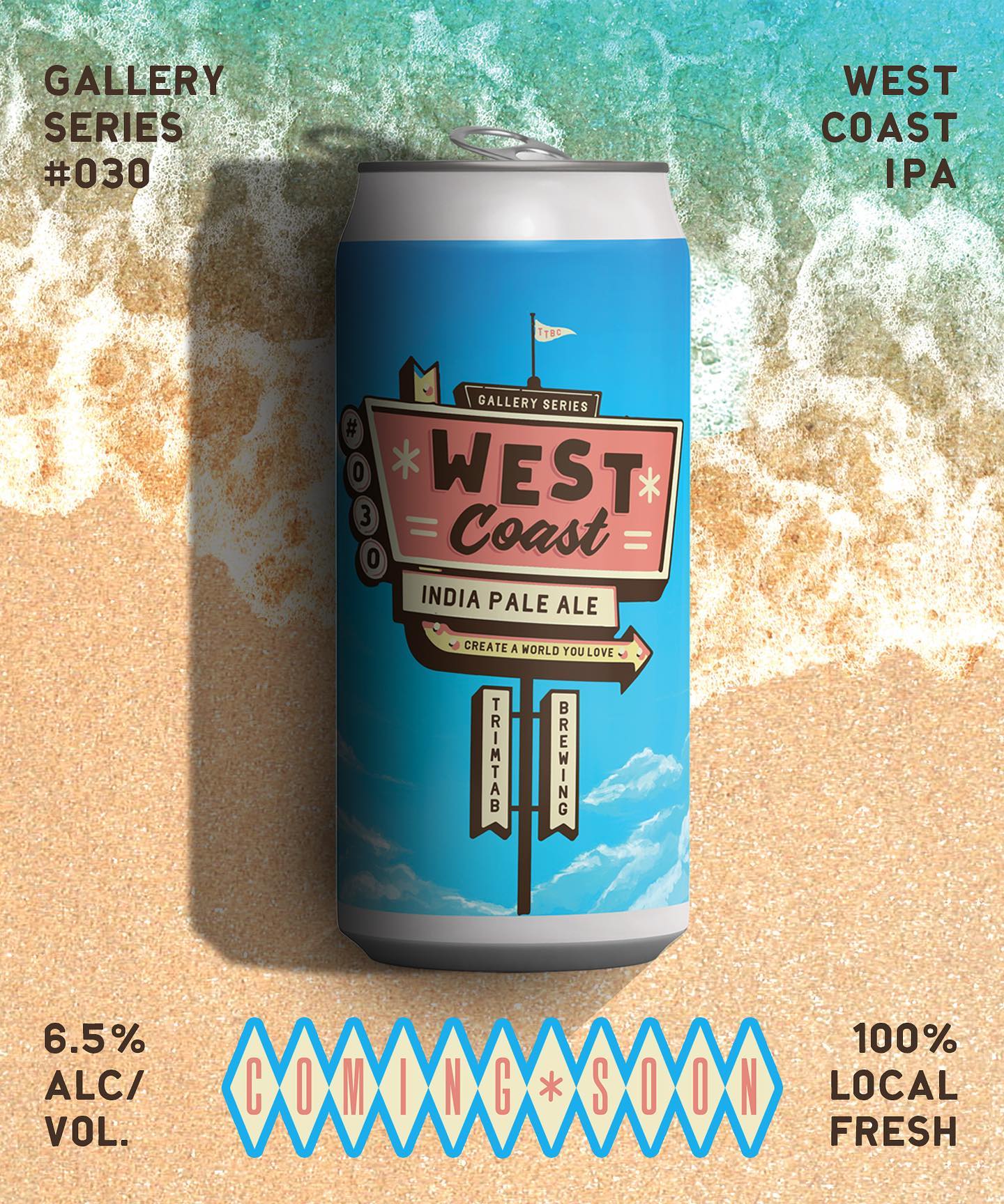 TrimTab Brewing Set to Release Gallery Series 030 West Coast IPA