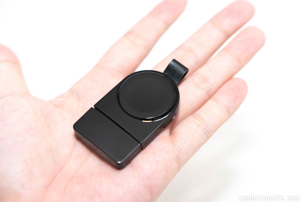【レビュー】持ち運びにおすすめ！Apple Watchモバイル充電器【ケーブルレス】 ましろNOTE